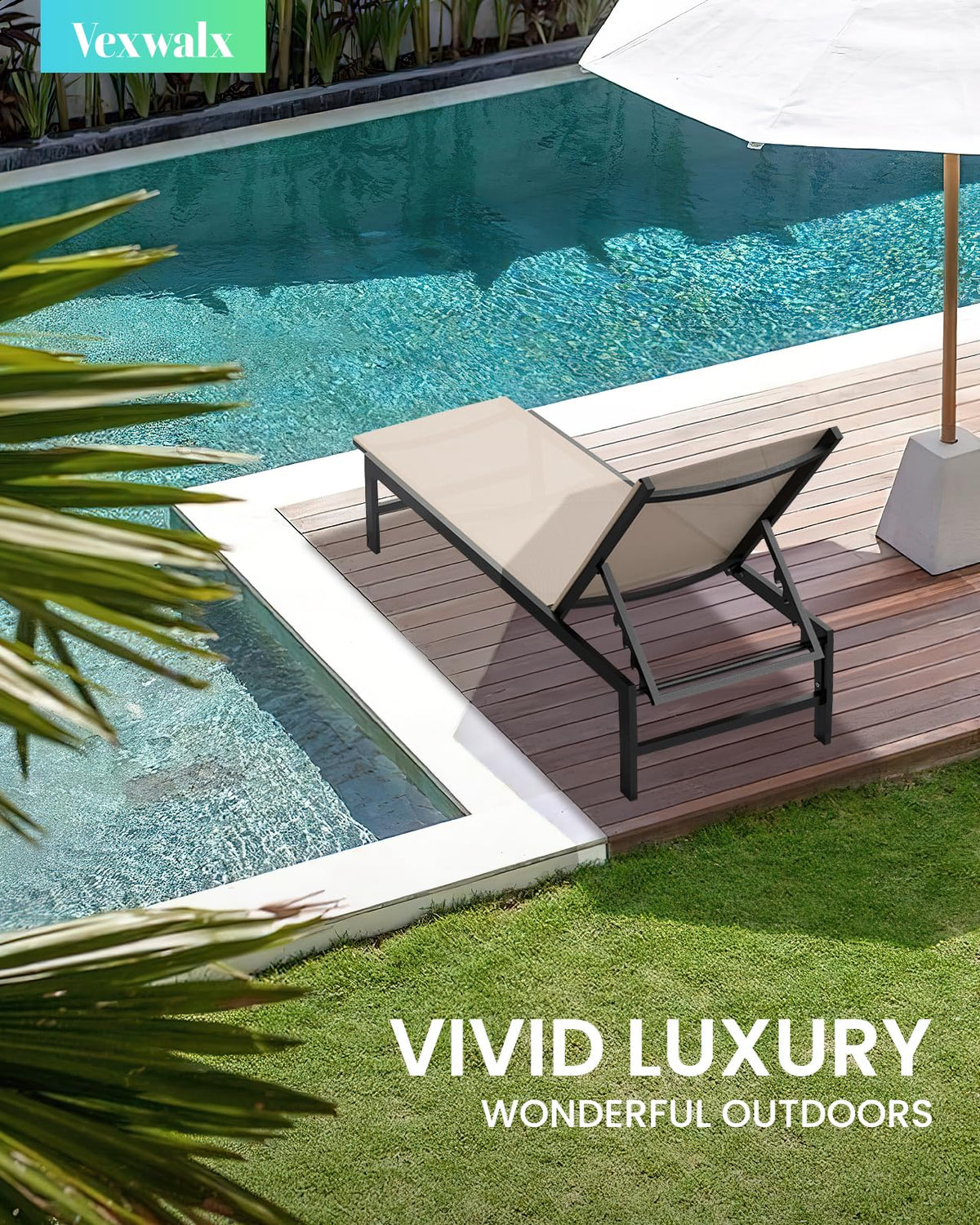 Adjustable Aluminum Chaise Lounge