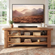 Solid Fir Wood TV Stand