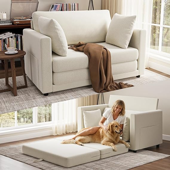 Convertible Loveseat Sleeper Sofa Bed