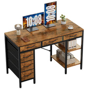 Computer Desk with 6 Drawers