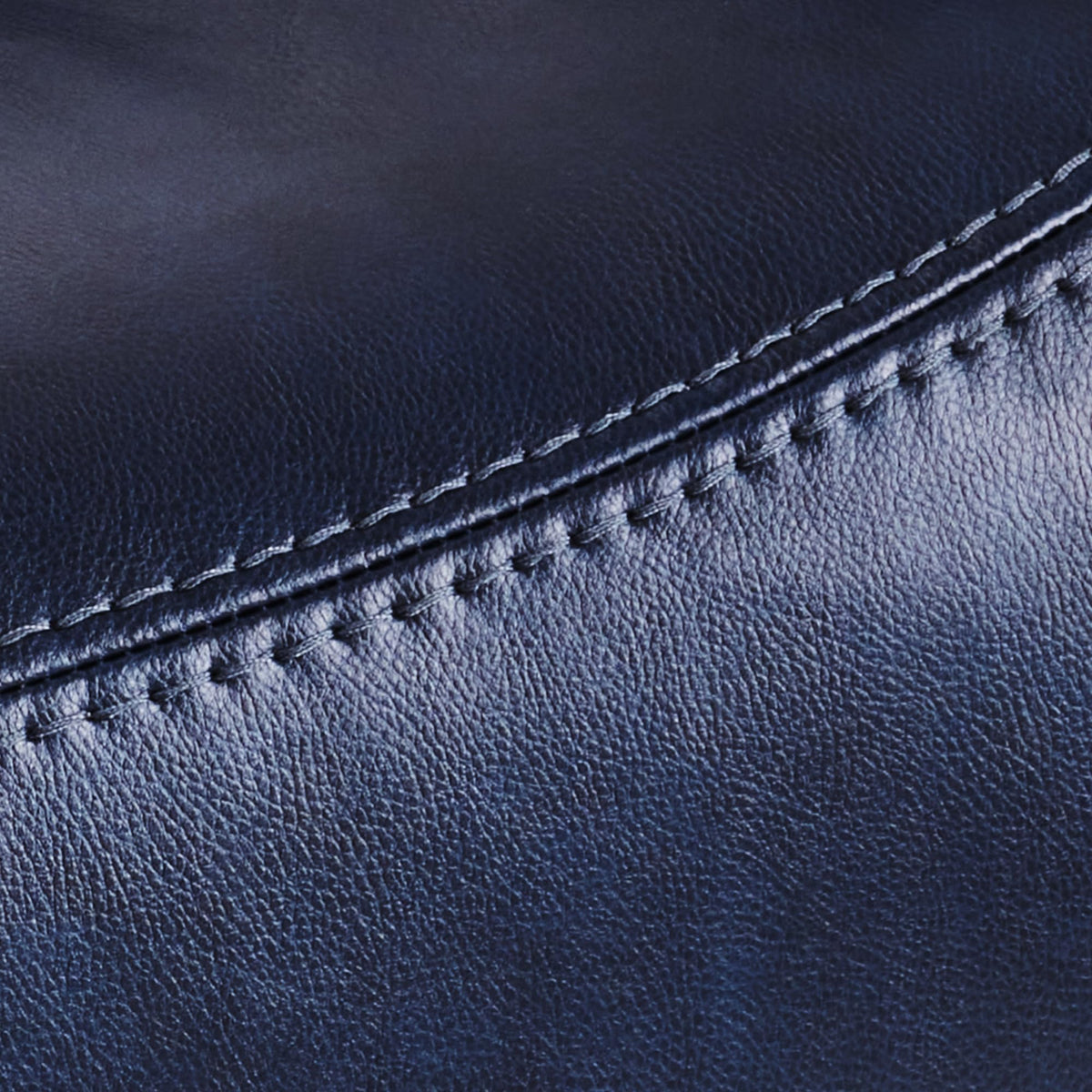 Leather Power Recliner with Headrest