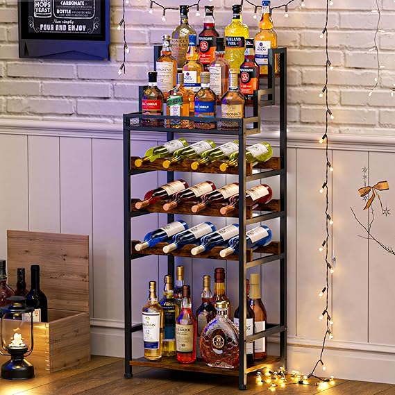 Trapezoidal Wine & Liquor Rack