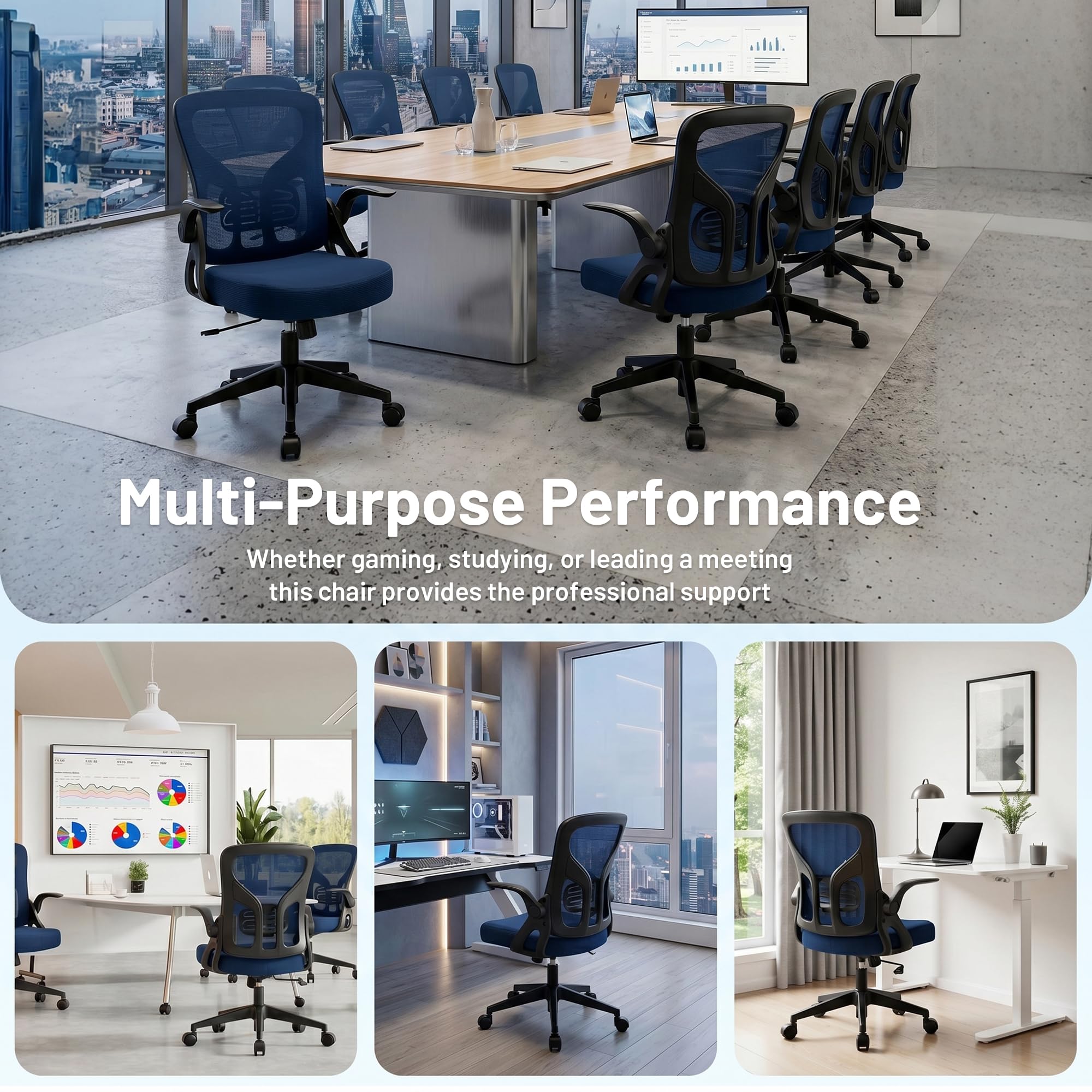 Ergonomic High-Back Mesh Office Chair