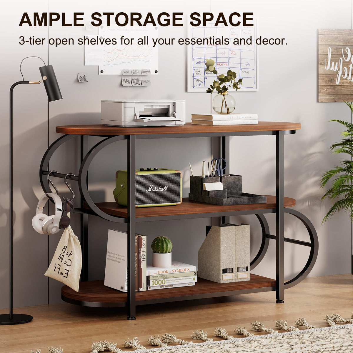 3-Tier Low LED Bookshelf