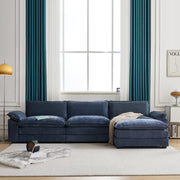 Modular Sectional Sofa with Ottoman