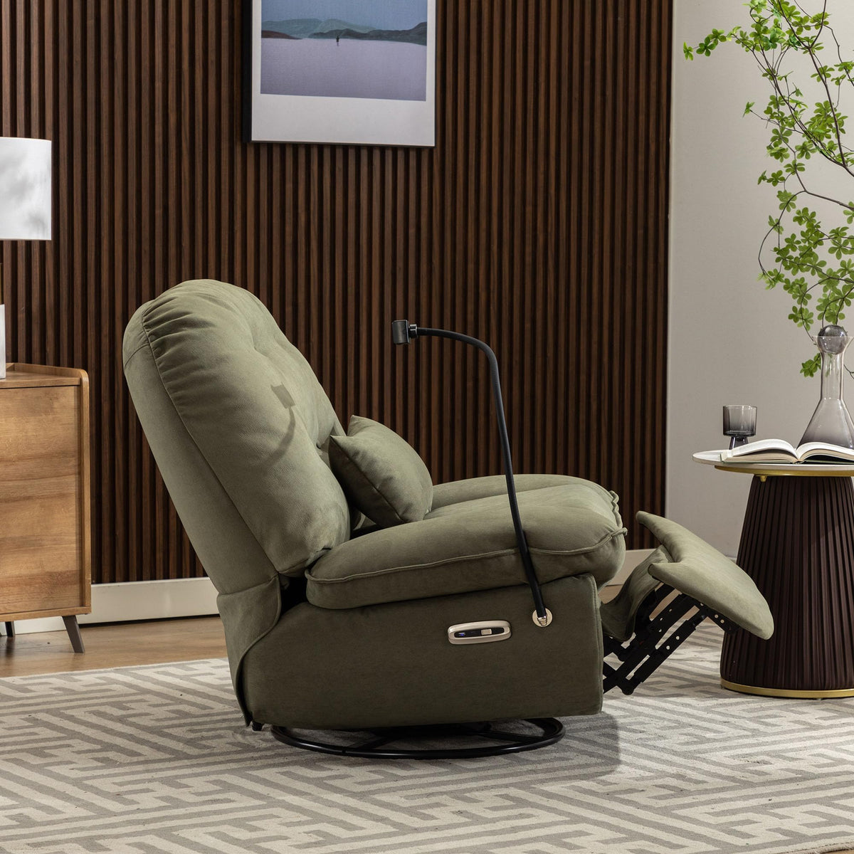 Oversized Power Swivel Recliner