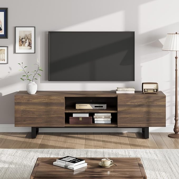 Industrial TV Stand with Drawers