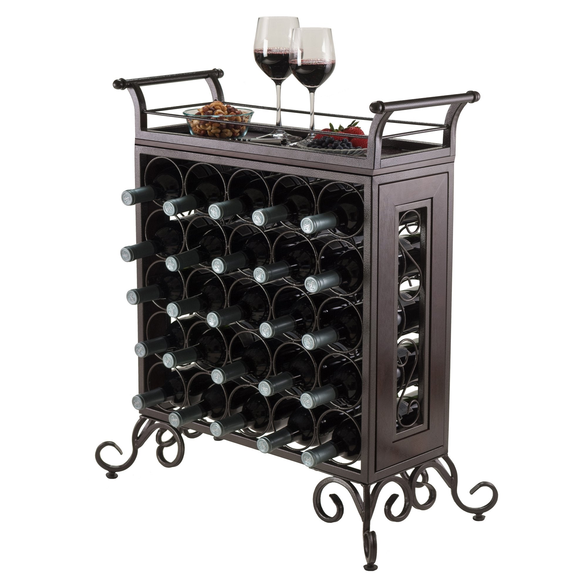 Winsome Silvano 5x5 Wine Rack (87523)