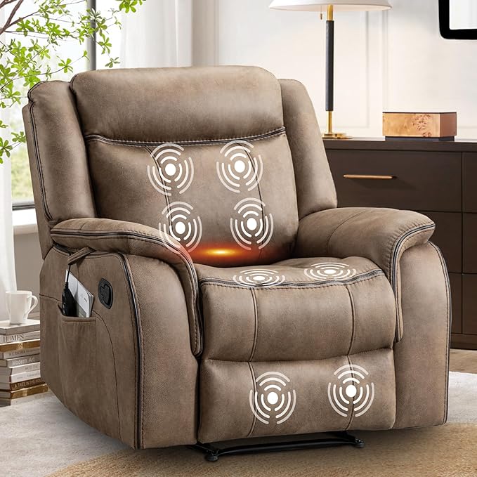Massage Recliner Chair with Heat & Vibration