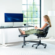 Ergonomic Chair Footrest with Cushion Attachment