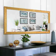 22" x 46" Gold Decorative Wall Mirror