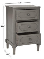 Safavieh American Homes Collection Rosaleen Grey Side Chest