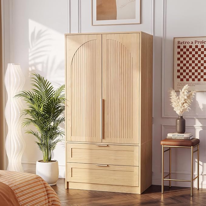 2-Door Armoire with Drawers
