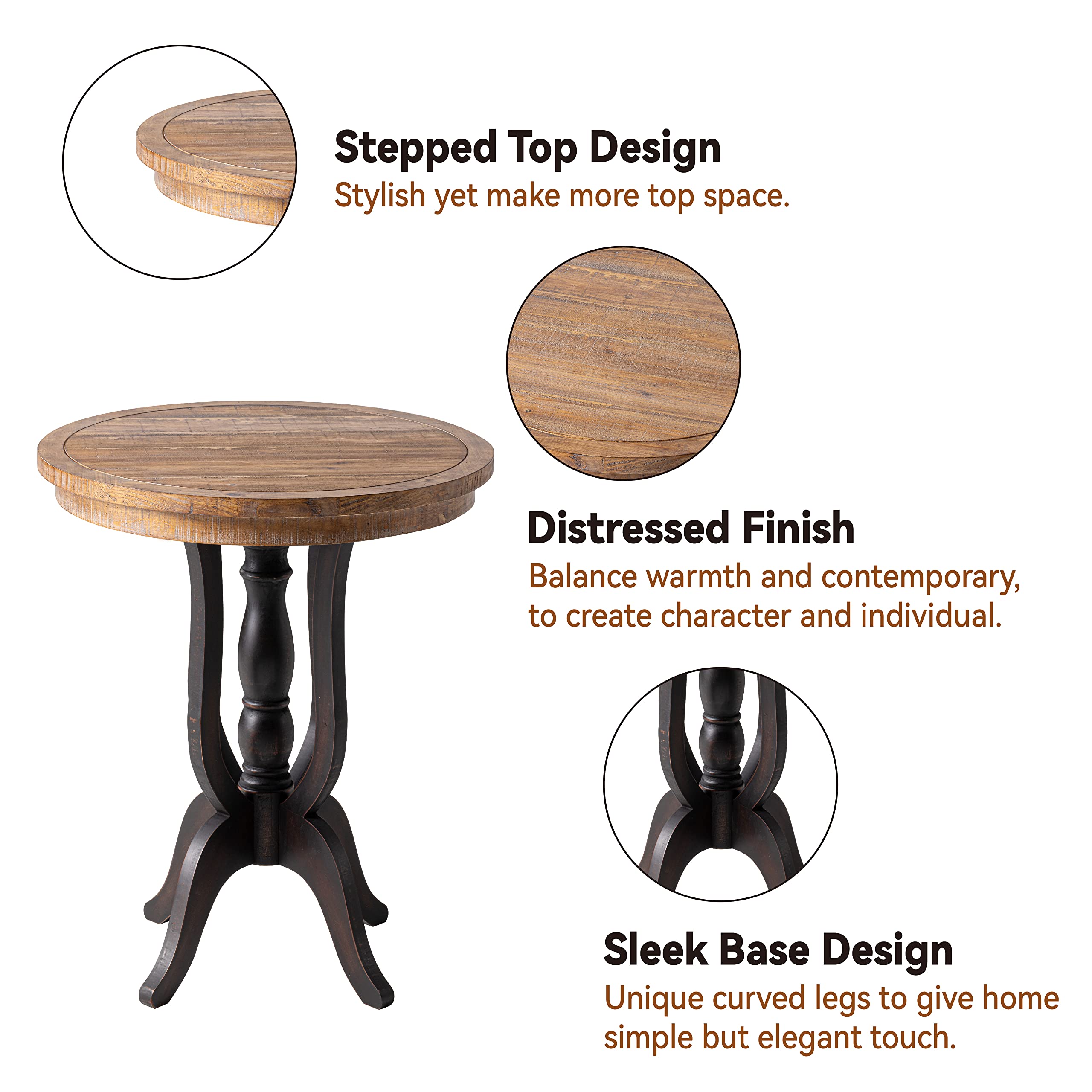Rustic Farmhouse End Table