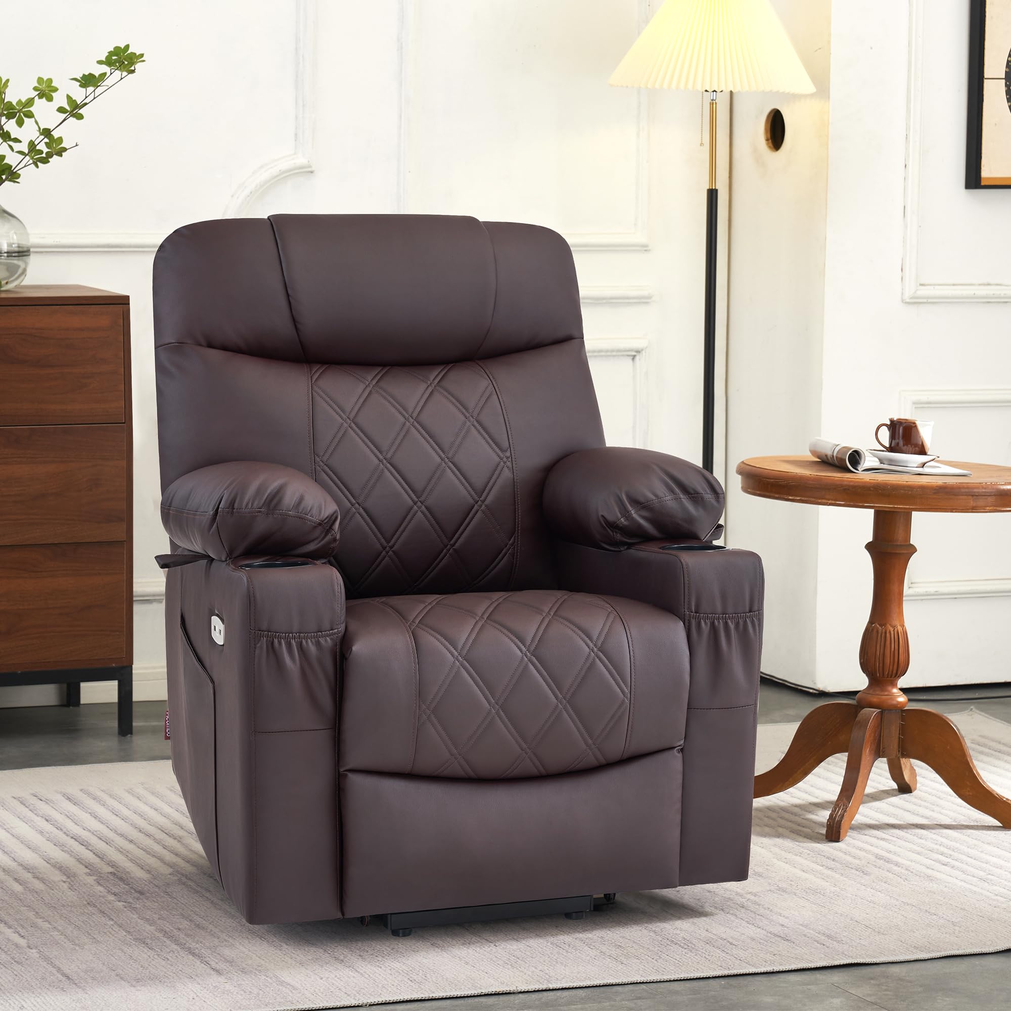Power Lift Recliner Chair with Massage & Dual Heating