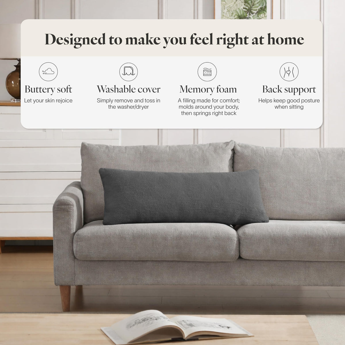 Memory Foam Lumbar Pillow