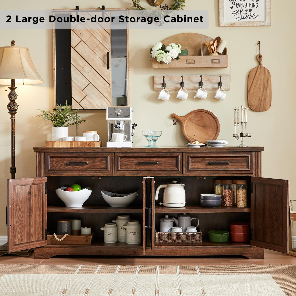Farmhouse Buffet Sideboard