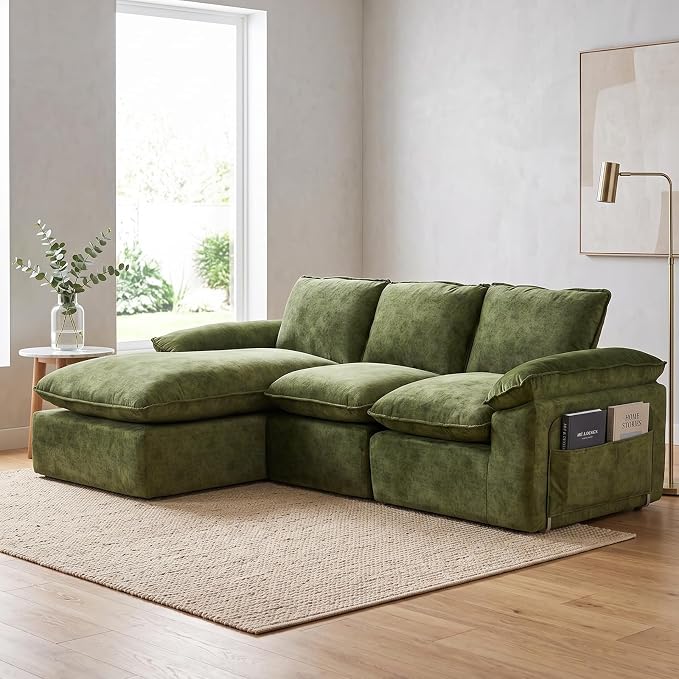 L-Shaped Modular Sectional Sofa