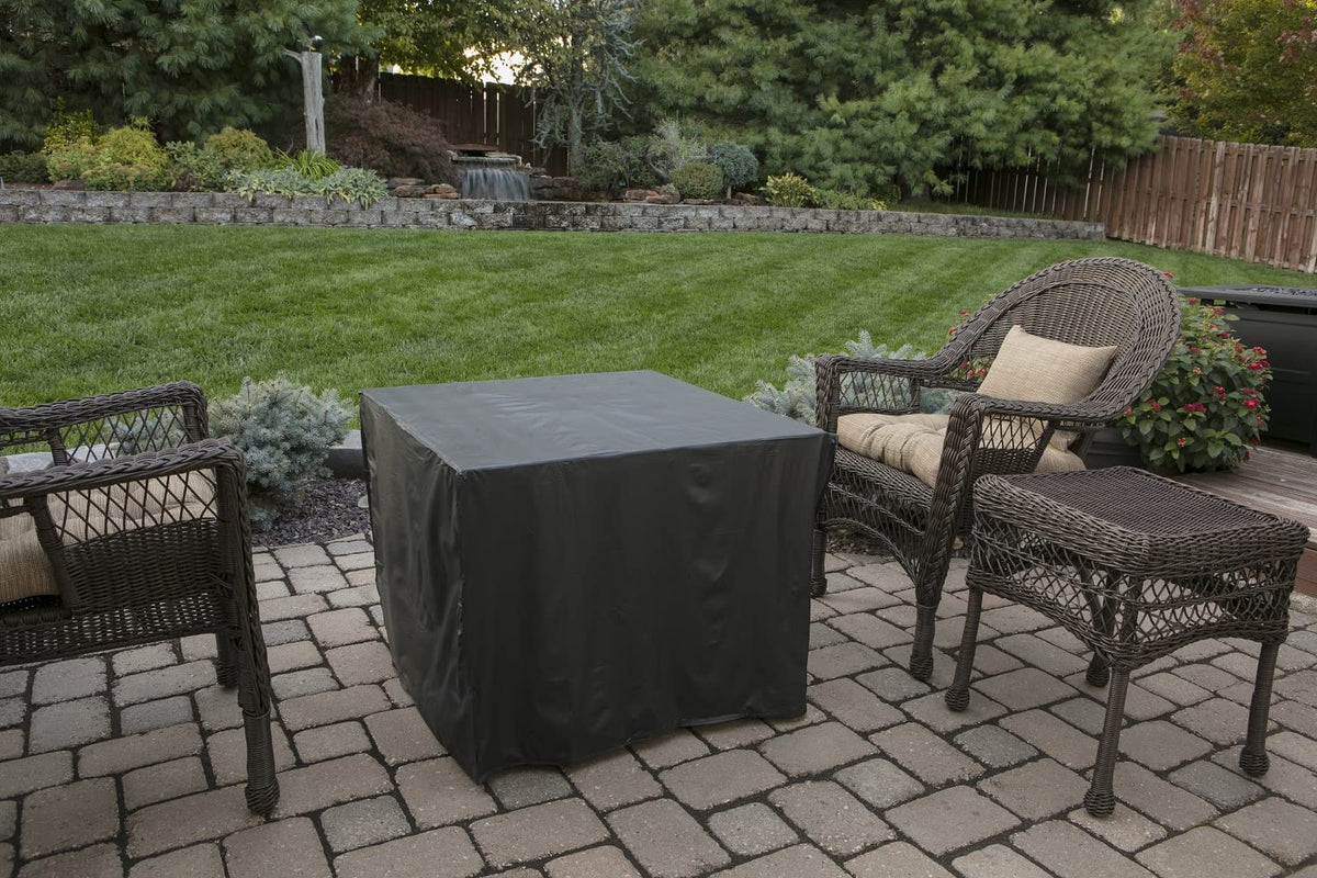 Square Propane Fire Pit Table
