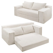 Convertible Sofa Bed with Pillows