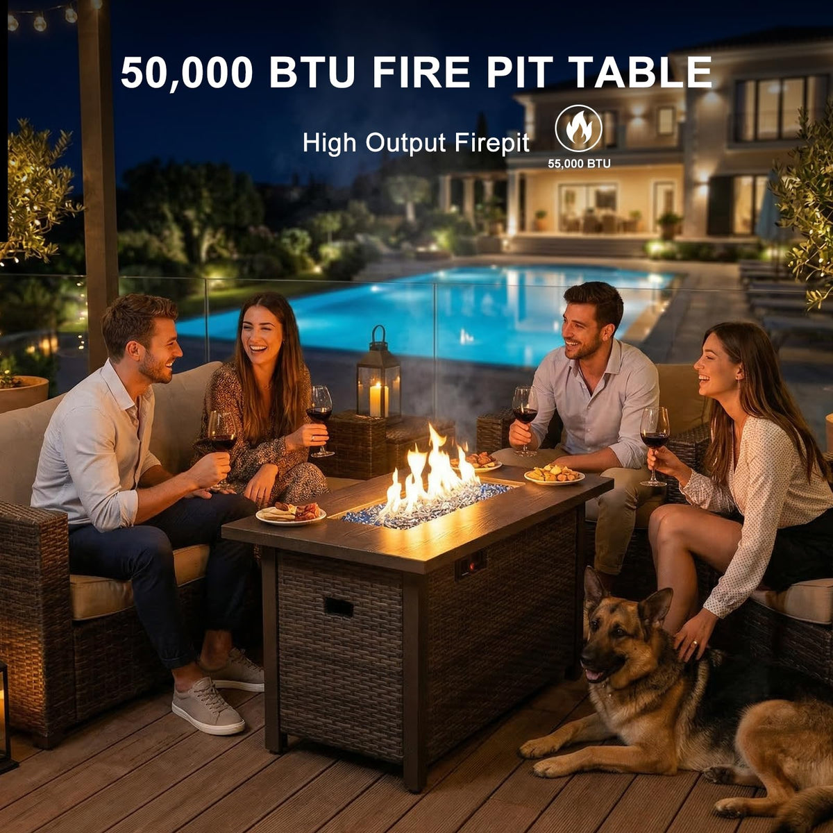 Propane Fire Pit Table
