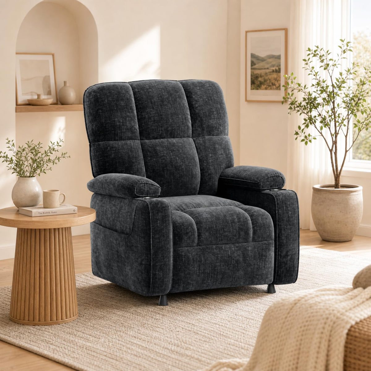 Amada Power Recliner Chair for Adults, Electric Synchronized Reclining
