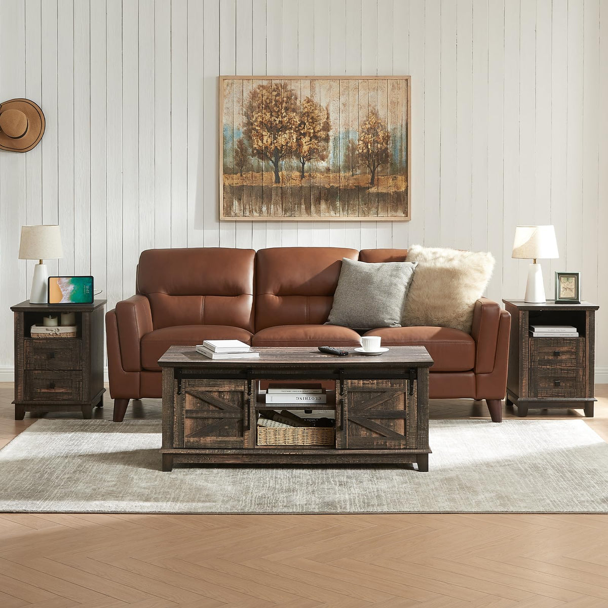 3-Piece Farmhouse Table Set