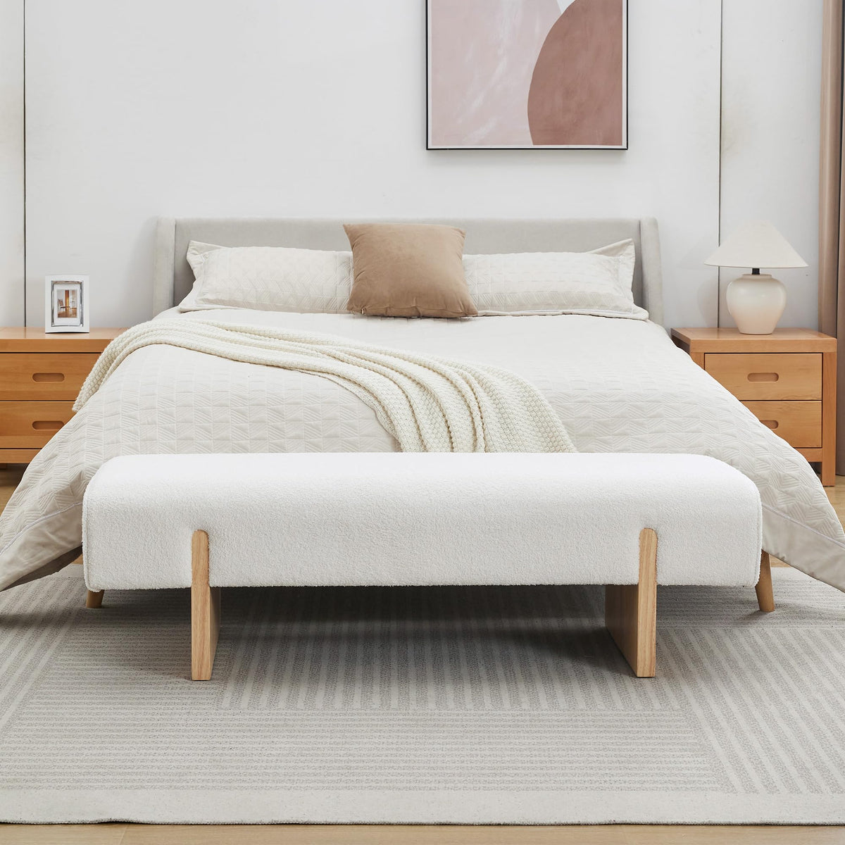 Teddy Upholstered Bed Bench