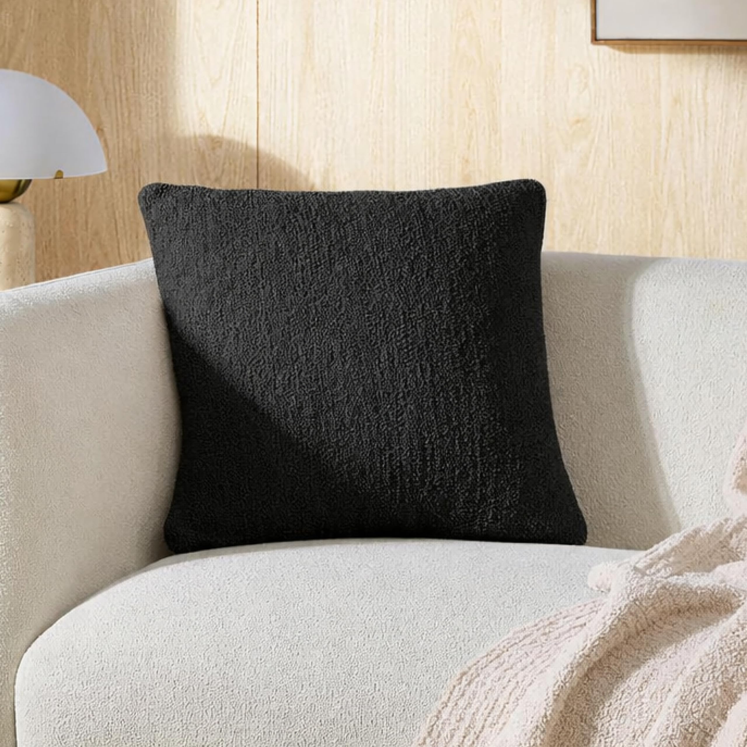 Memory Foam Throw Pillow with Washable Cover
