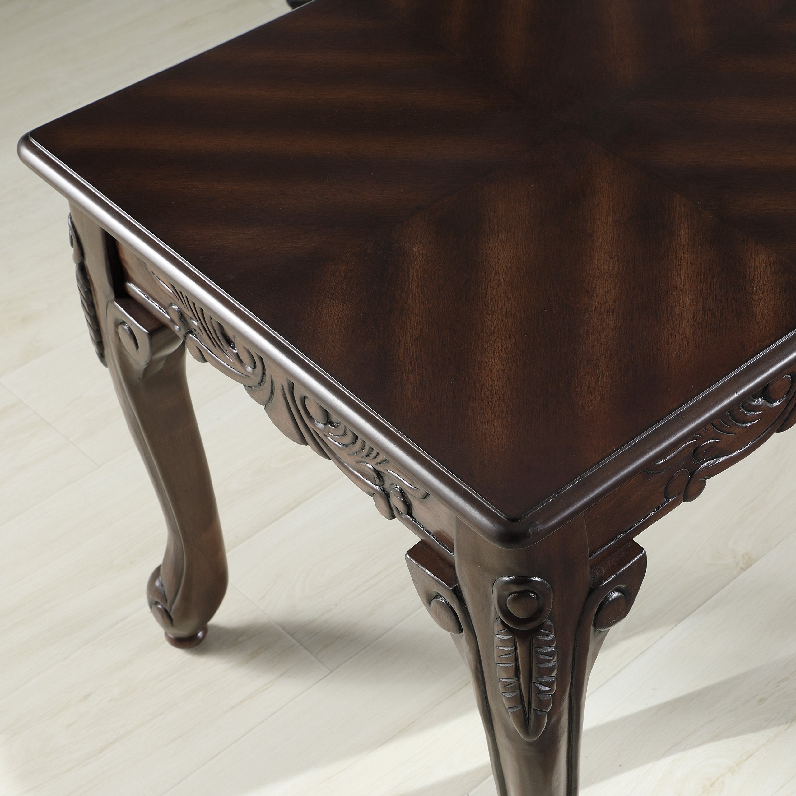 Traditional Ornate Wood Coffee Table