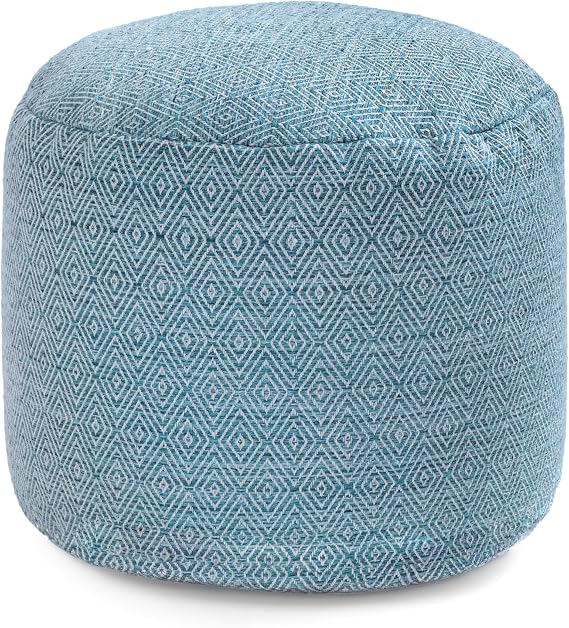 Round Pouf Ottoman Footrest