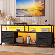 LED TV Stand with Drawers