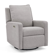 Delta Children babyGap Harlowe Power Recliner with USB-A & Charging Port Greenguard Gold Certified – Stain-Resistant Performance Fabric is Oeko-TEX Standard 100 Certified, Ash