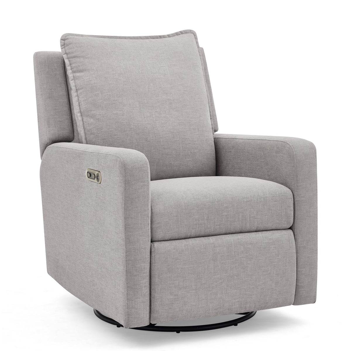 Delta Children babyGap Harlowe Power Recliner with USB-A & Charging Port Greenguard Gold Certified – Stain-Resistant Performance Fabric is Oeko-TEX Standard 100 Certified, Ash