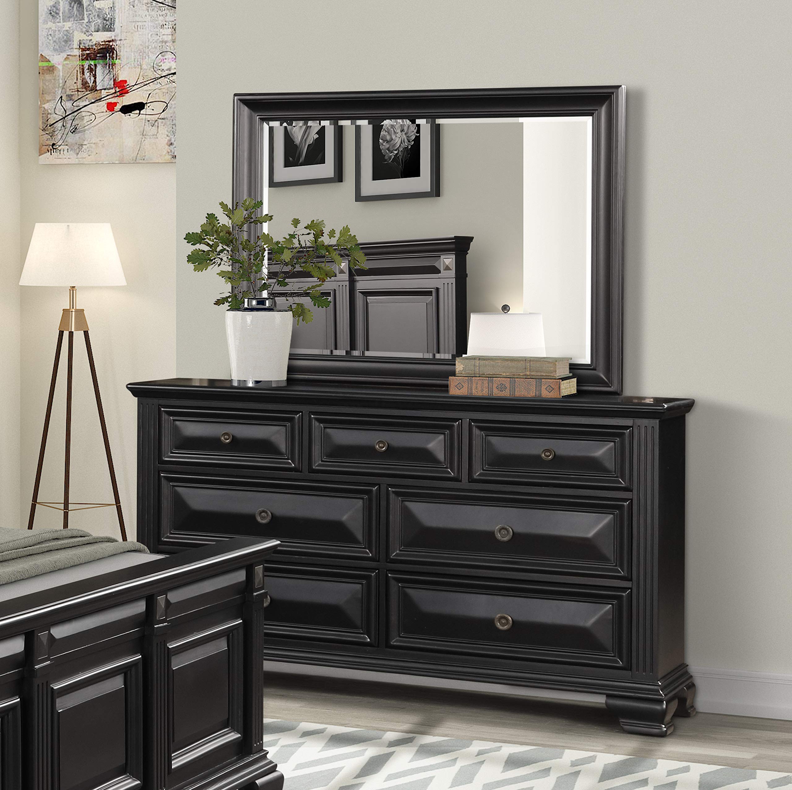 6-Piece King Bedroom Set with Panel Bed