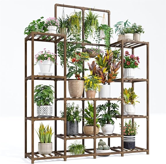 Tall Wooden Plant Stand