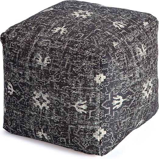 Square Pouf Ottoman Footrest