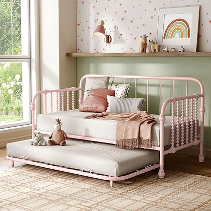 Twin Metal Daybed with Trundle