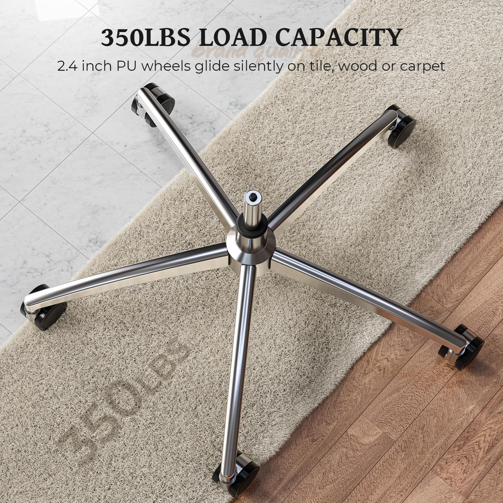 Ergonomic Office Chair with Adjustable Lumbar Support