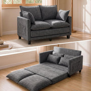 Chenille Loveseat Sofa Bed