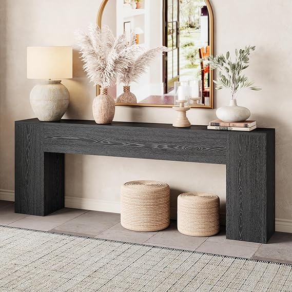 86-Inch Farmhouse Console Table