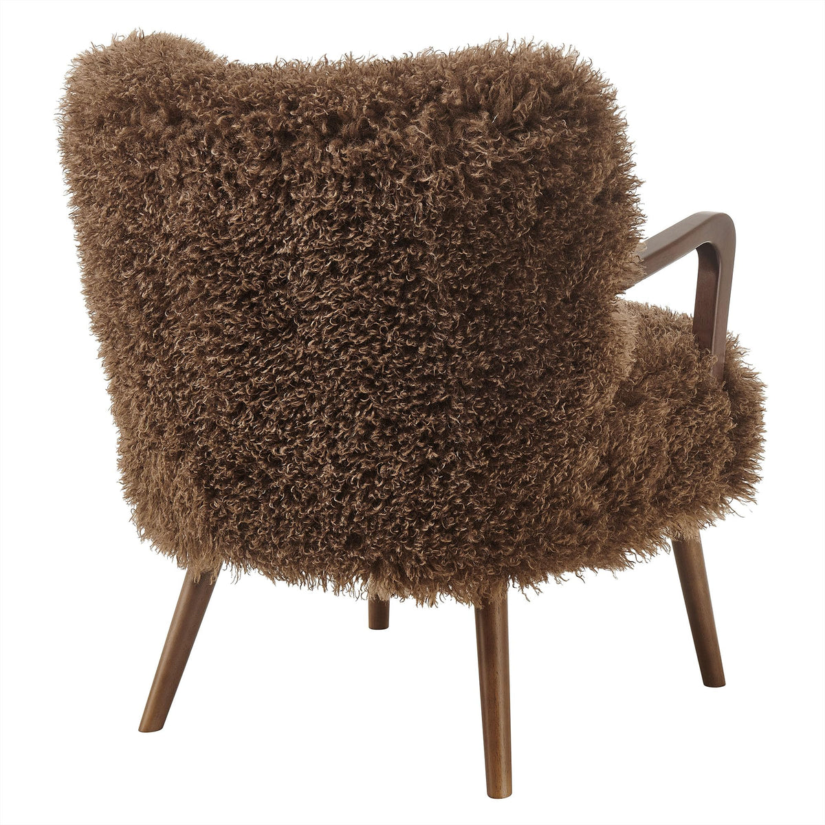 Faux Shearling Accent Chair