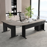 Reversible Industrial L-Shaped Desk