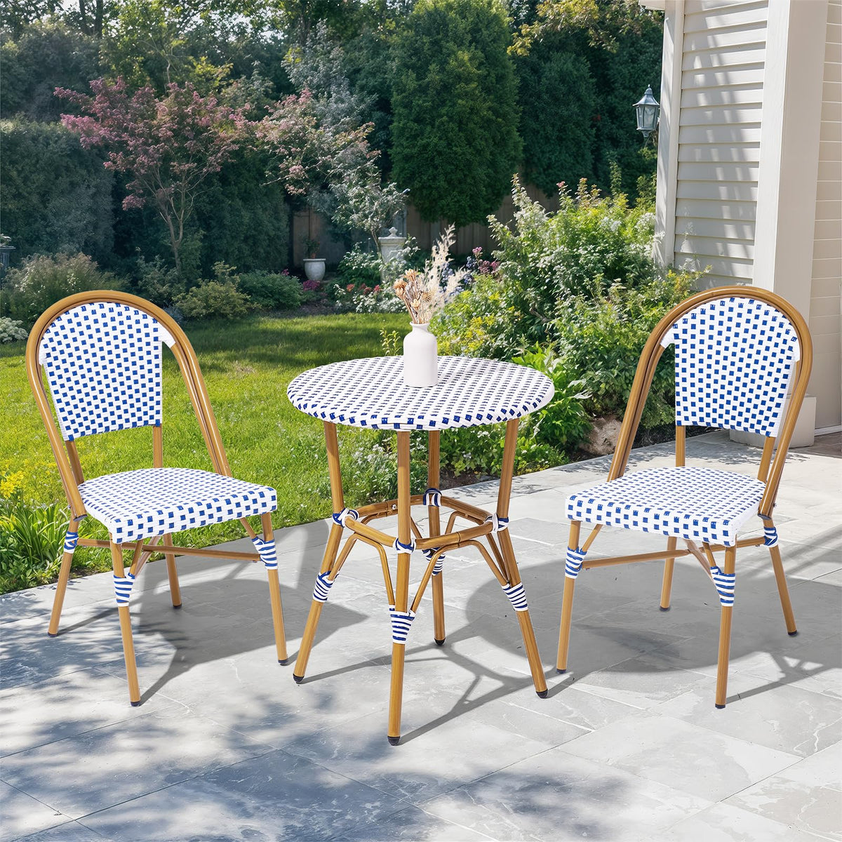3-Piece French Wicker Bistro Set