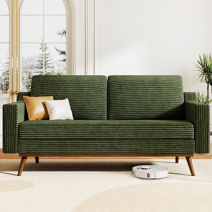 Corduroy Loveseat Sofa