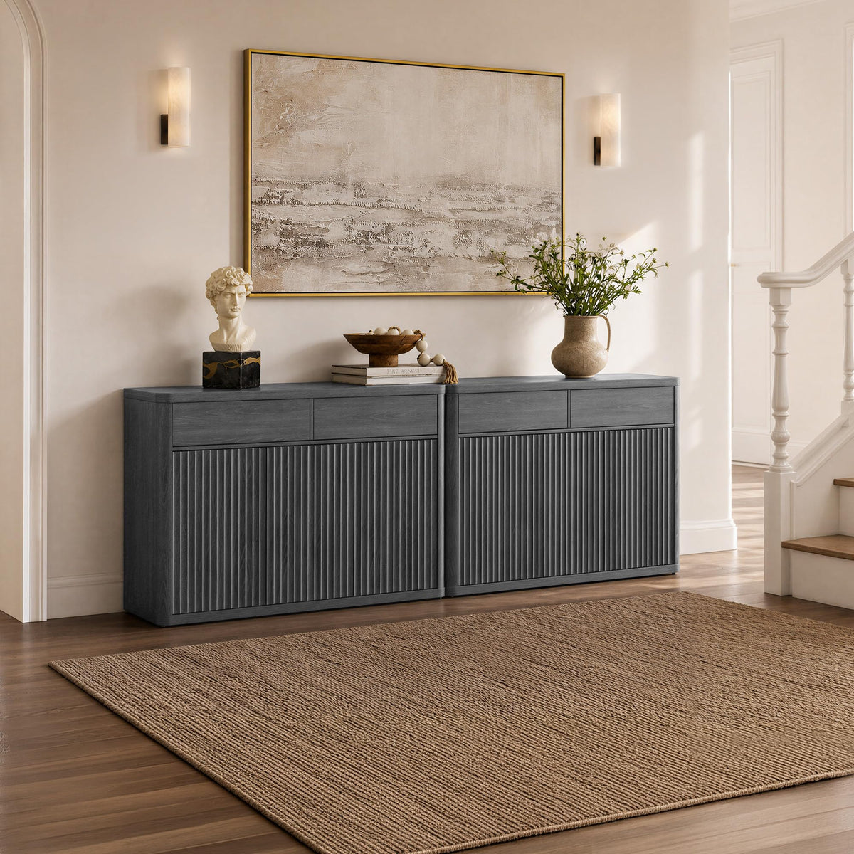 Fluted Buffet Cabinet
