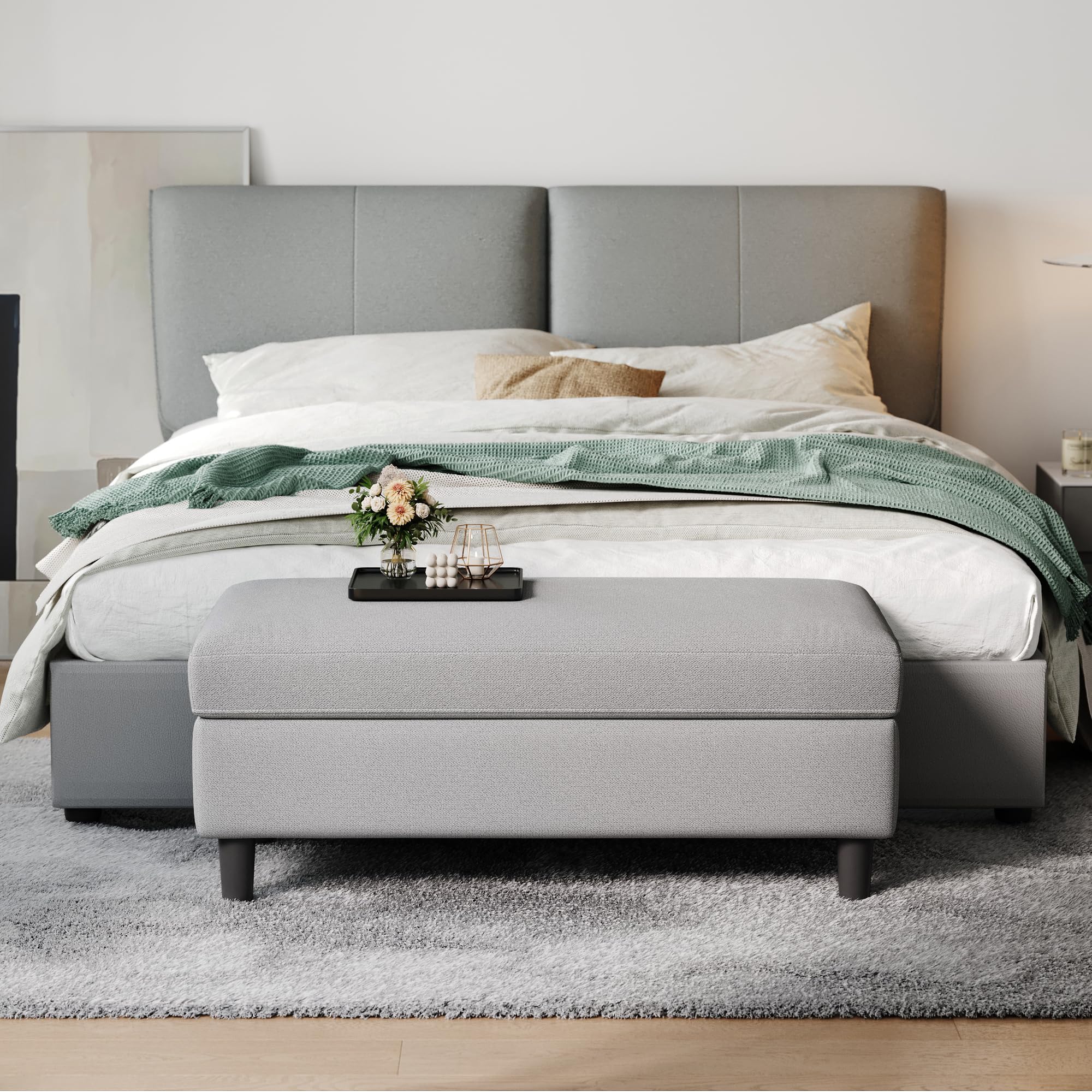 Storage Ottoman Bench with Lid