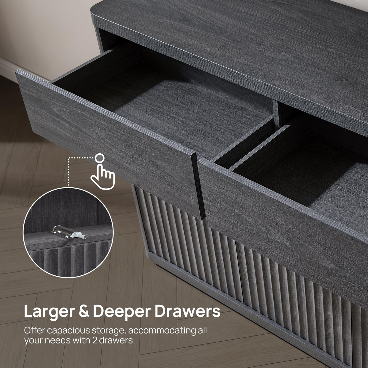 Fluted Buffet Cabinet