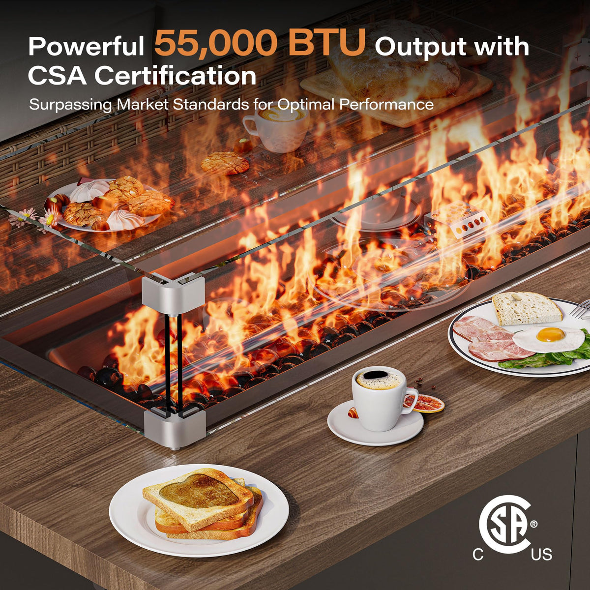 Propane Fire Pit Table