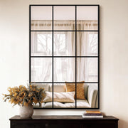 Windowpane Grid Wall Mirror